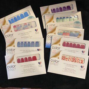 Color Street Nail Polish Strips - 9 Packs